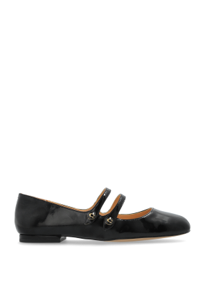 フラットシューズ Coach SS25 Black leather Emilia ballerinas (CN116 BLACK) Coach 'Emilia' leather ballet flats | Women's Shoes | Vitkac